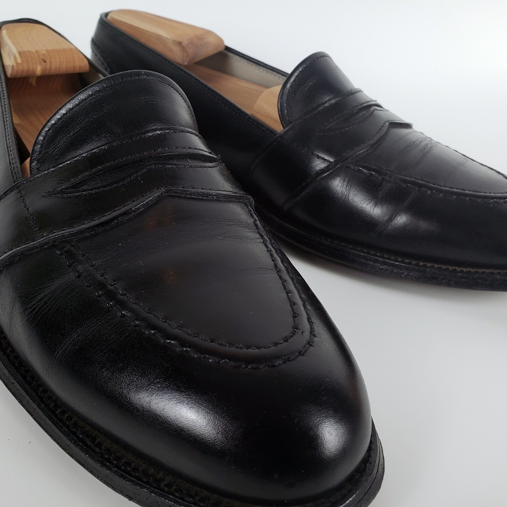 Men's Alden 681 Black Leather Dress Shoes USA
